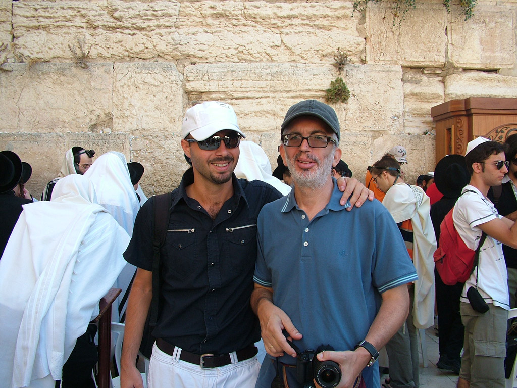 Io e don Maurizio Francoforte - pellegrinaggio in Terra Santa