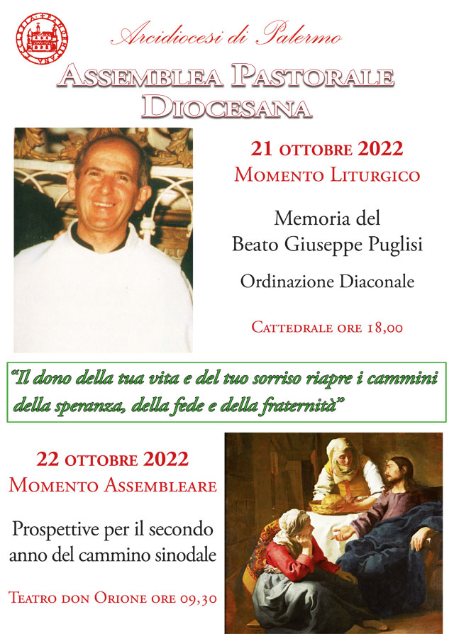 Momento Liturgico nella Memoria del Beato Giuseppe Puglisi - Assemblea Pastorale della Chiesa di Palermo