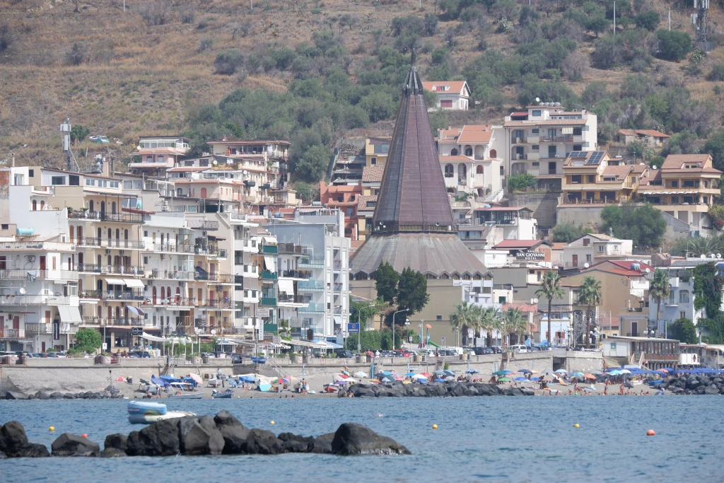 Giardini Naxos (ME). Vista chiesa S. Maria Raccomandata